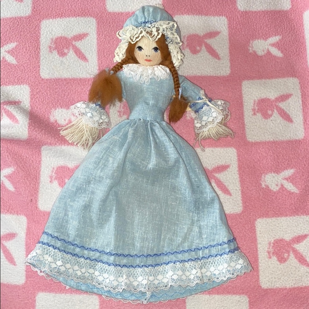 Vintage Poupee knitted doll made in Canada